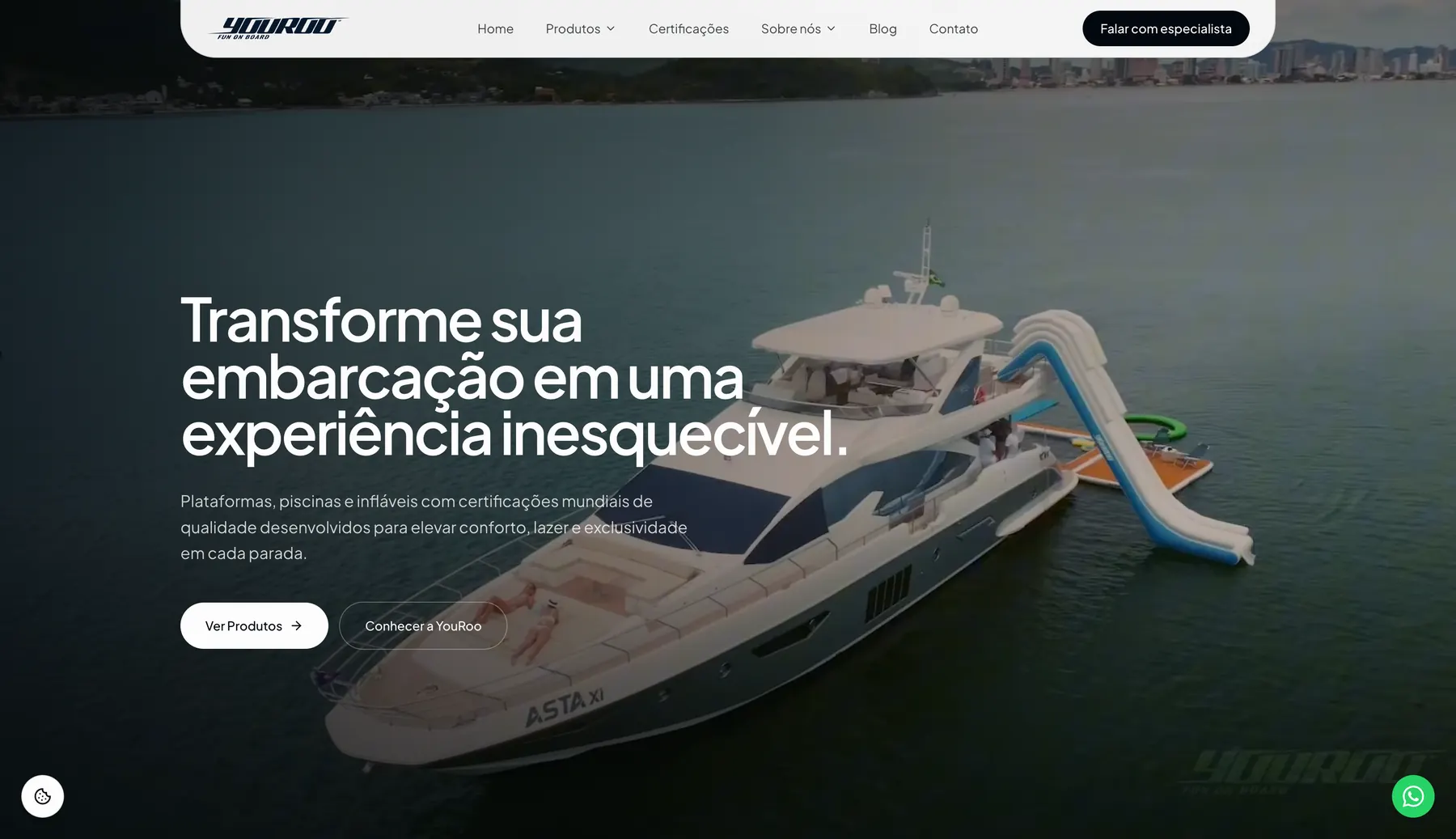 YouRoo e-commerce home page